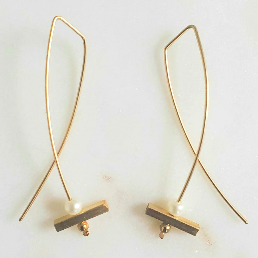 Handmade Angle Earrings